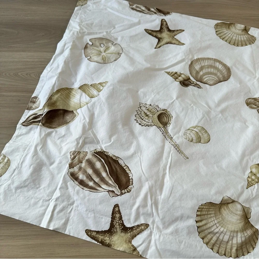 1 Pottery Barn Euro European Sea Shell Sham